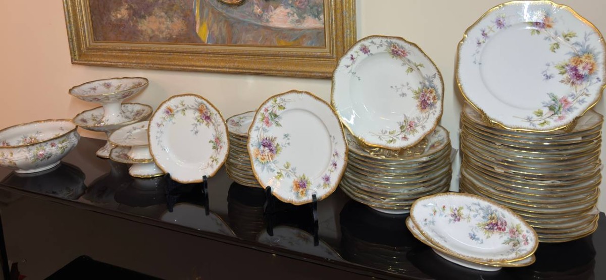 Mavaleix, Mandavy & Balleroy Et Alfred Hector (ah), Société Alluaud  Depose , Limoges , Servie 