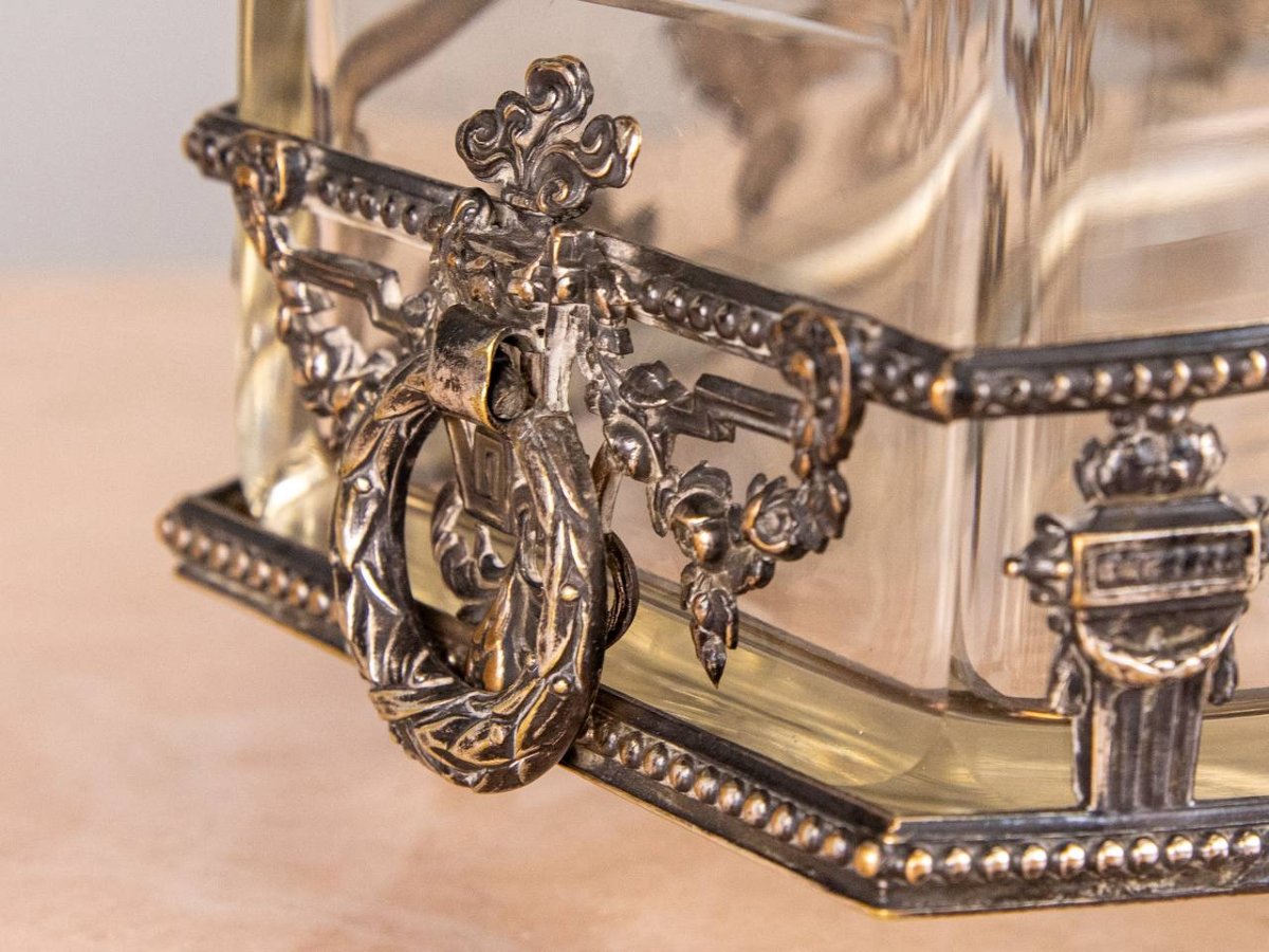 Silver-plated Metal Centerpiece, Planter Or Cachepot.-photo-7