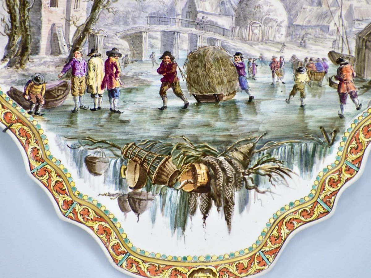 Porcelain Painting, Decorative Earthenware Plates, Lille-photo-2