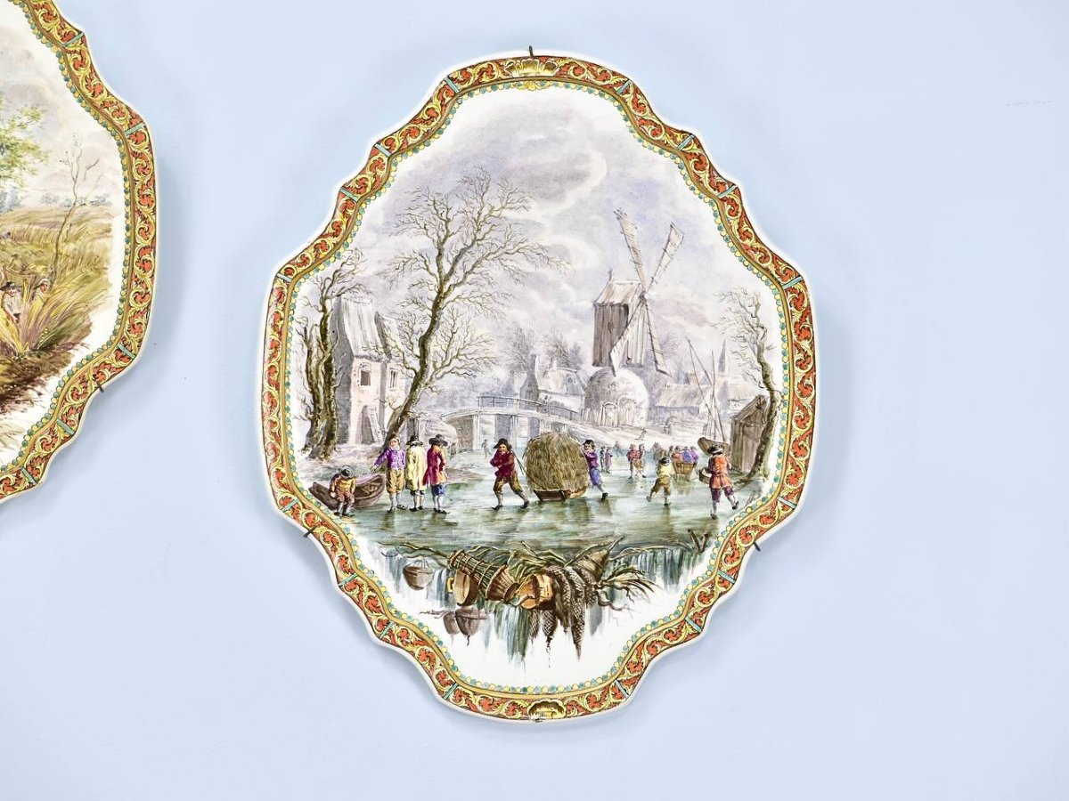 Porcelain Painting, Decorative Earthenware Plates, Lille-photo-3