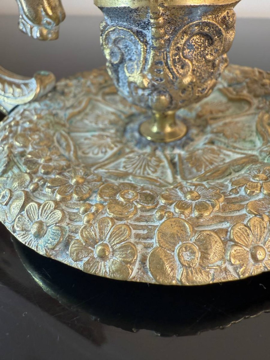 Hand Candlestick Cellar Rat-photo-5