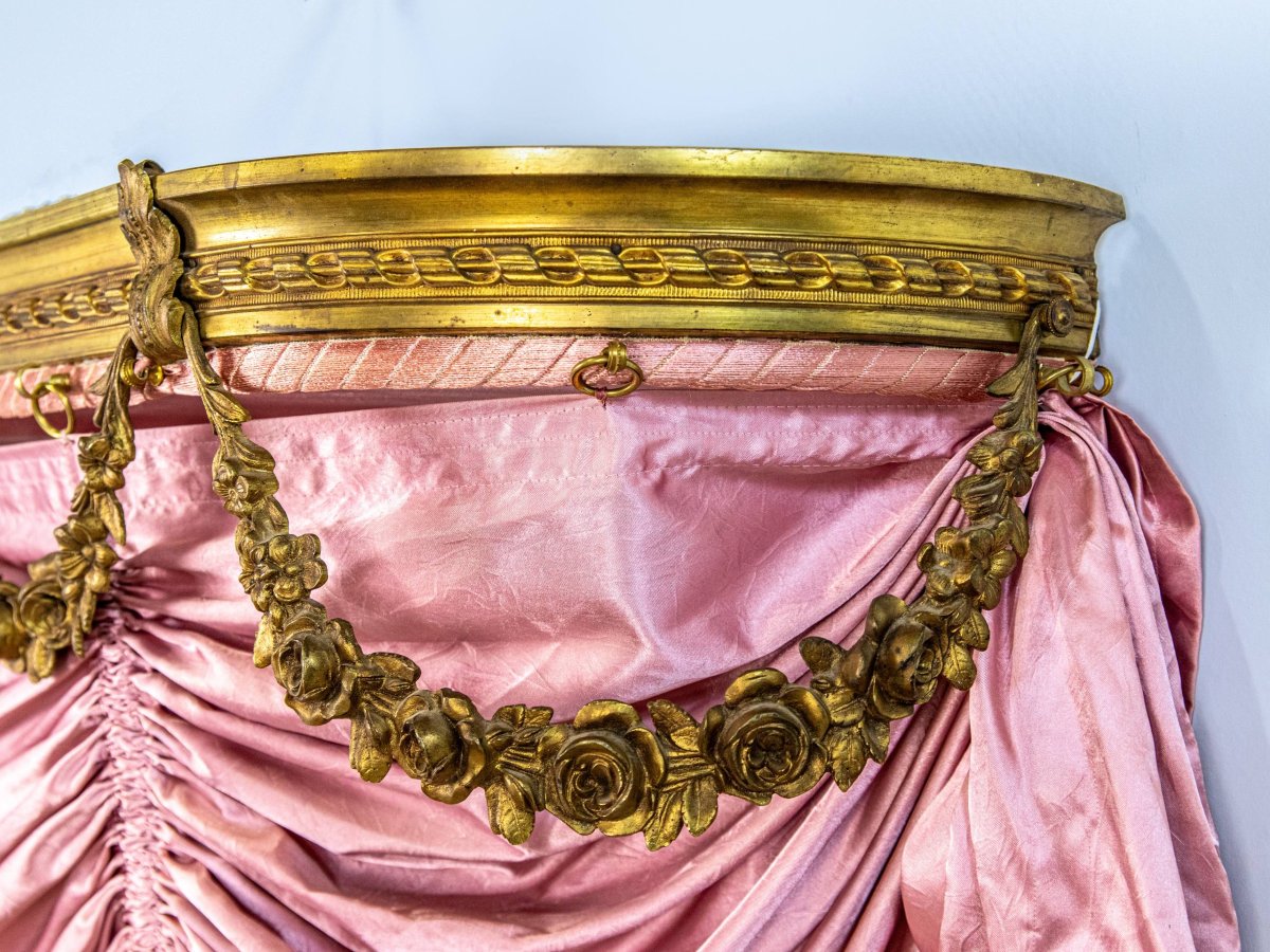 Bed Canopy, Bed Crown, Baldachin Or Bronze Valance-photo-1