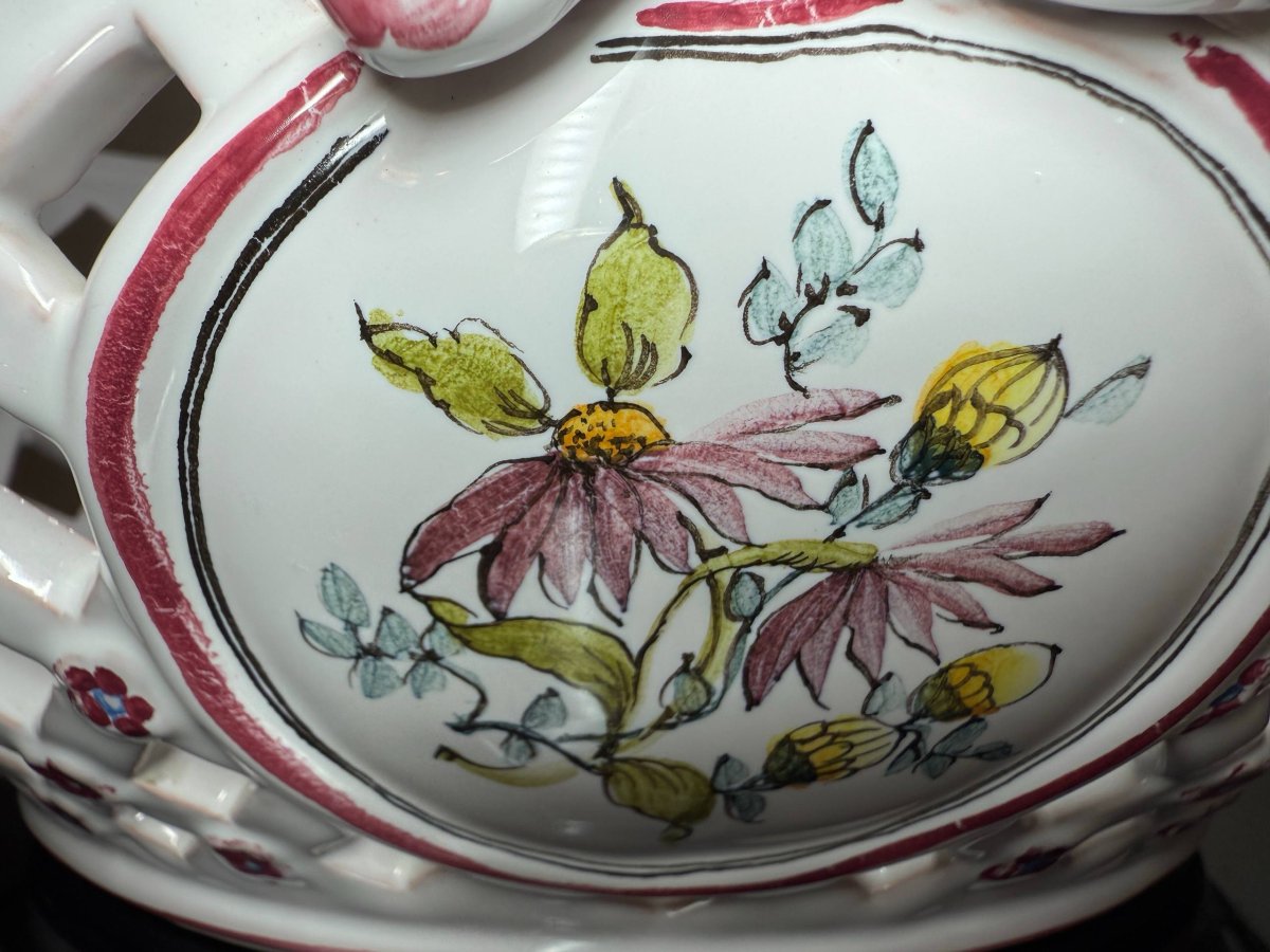 CORBEILLE panier AJOURÉE Moustiers-photo-4