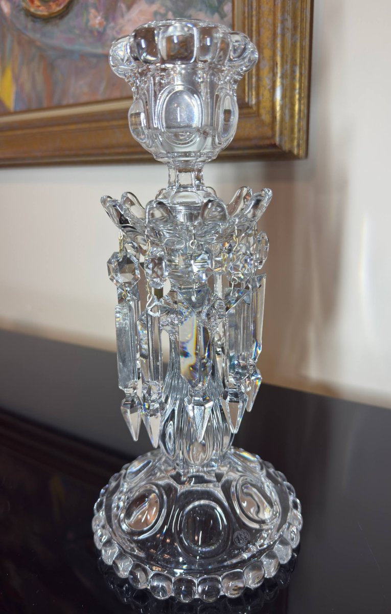 Bougeoir, Chandelier en cristal de Baccarat-photo-2
