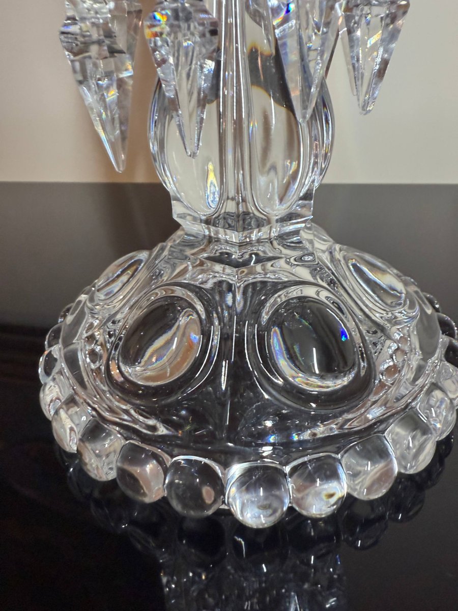 Bougeoir, Chandelier en cristal de Baccarat-photo-3