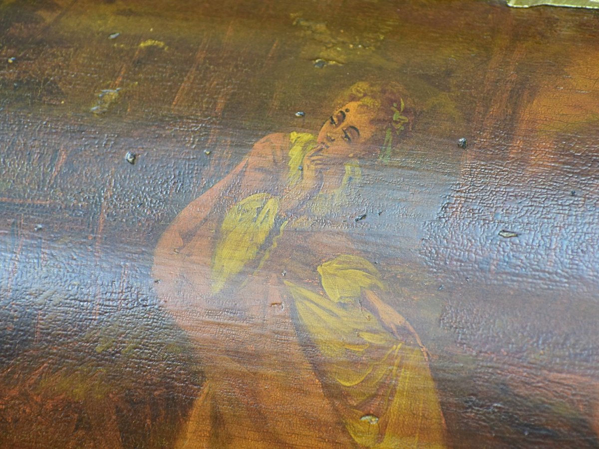 Napoleon III Donkey-back Desk, Louis XV Style Cylinder Secretary-photo-7