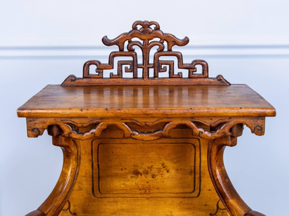 In The Style Of Gabriel Viardot, Console, Side Table Or Japanese-style Table-photo-3