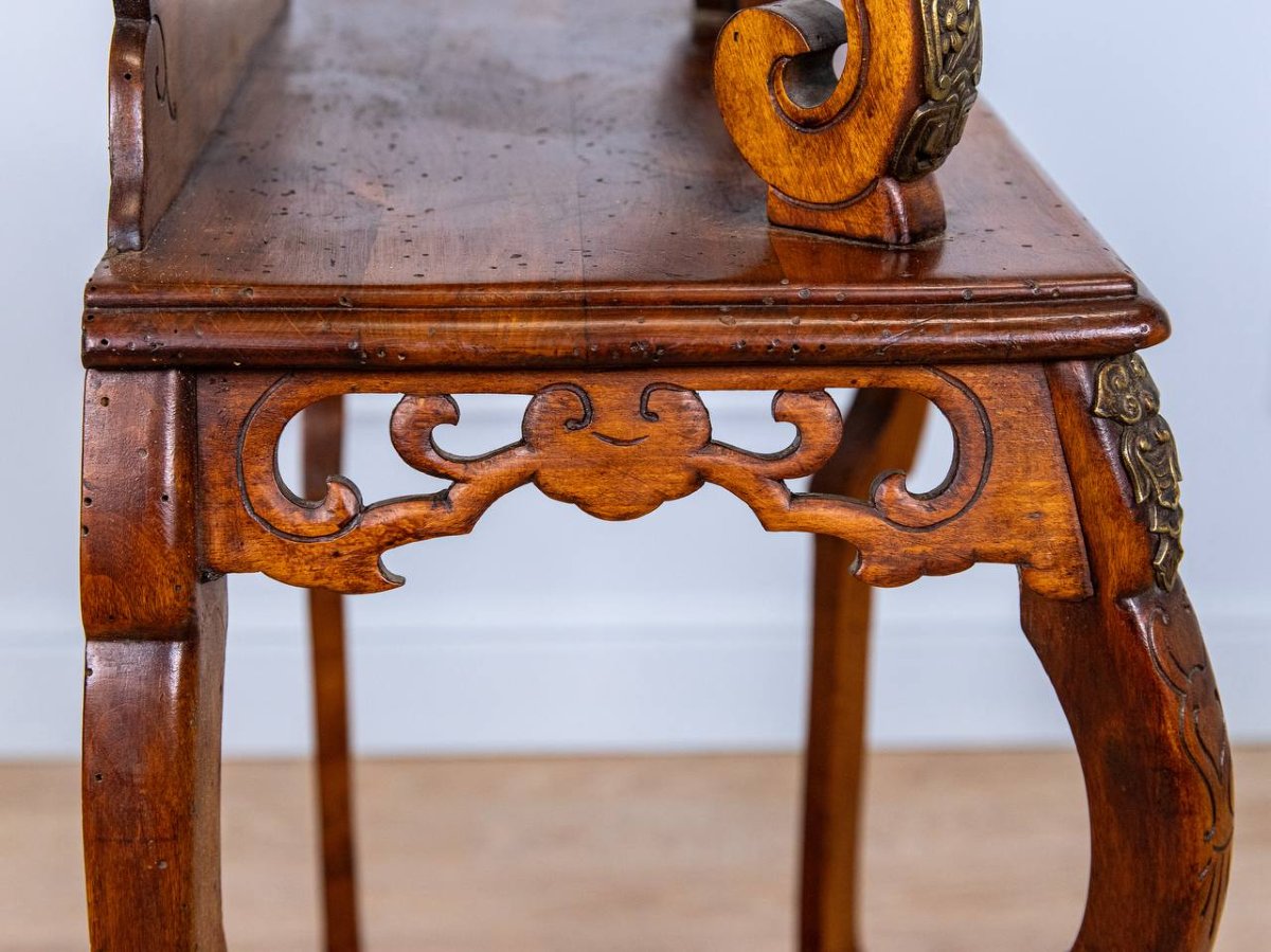 In The Style Of Gabriel Viardot, Console, Side Table Or Japanese-style Table-photo-8