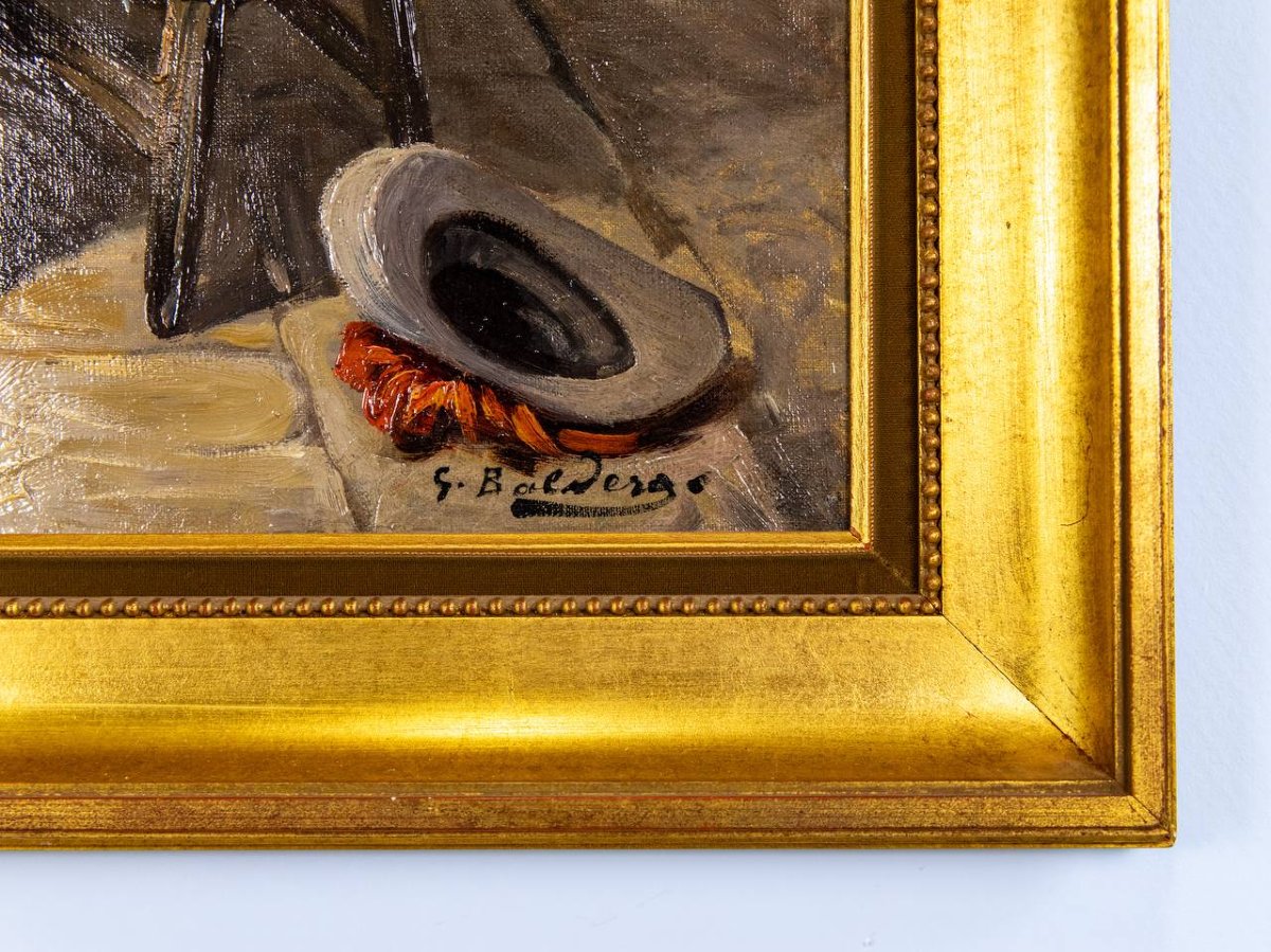 MOUSQUETAIRES JOUANT AUX DÉS, LUIGI GIORGIO BALDERO, XIXE SIÈCLE, ITALIE-photo-4