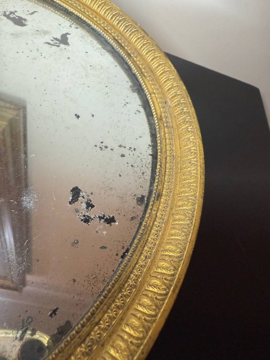 Surtout De Table, Centre De Table, Plateau En Bronze Doré d'époque Empire Restauration-photo-2