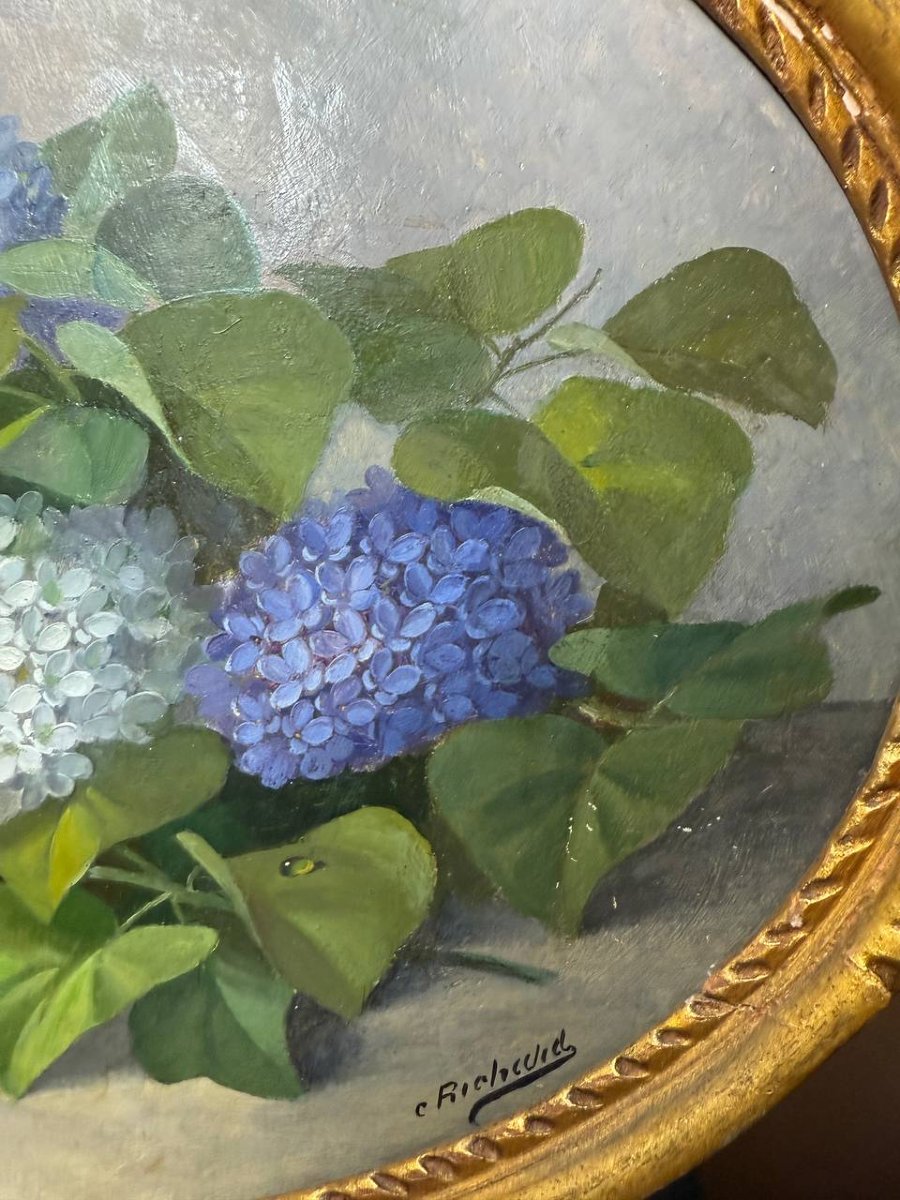 Peinture à huile « Les lilas »-photo-4