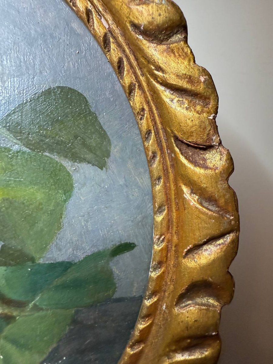 Peinture à huile « Les lilas »-photo-4