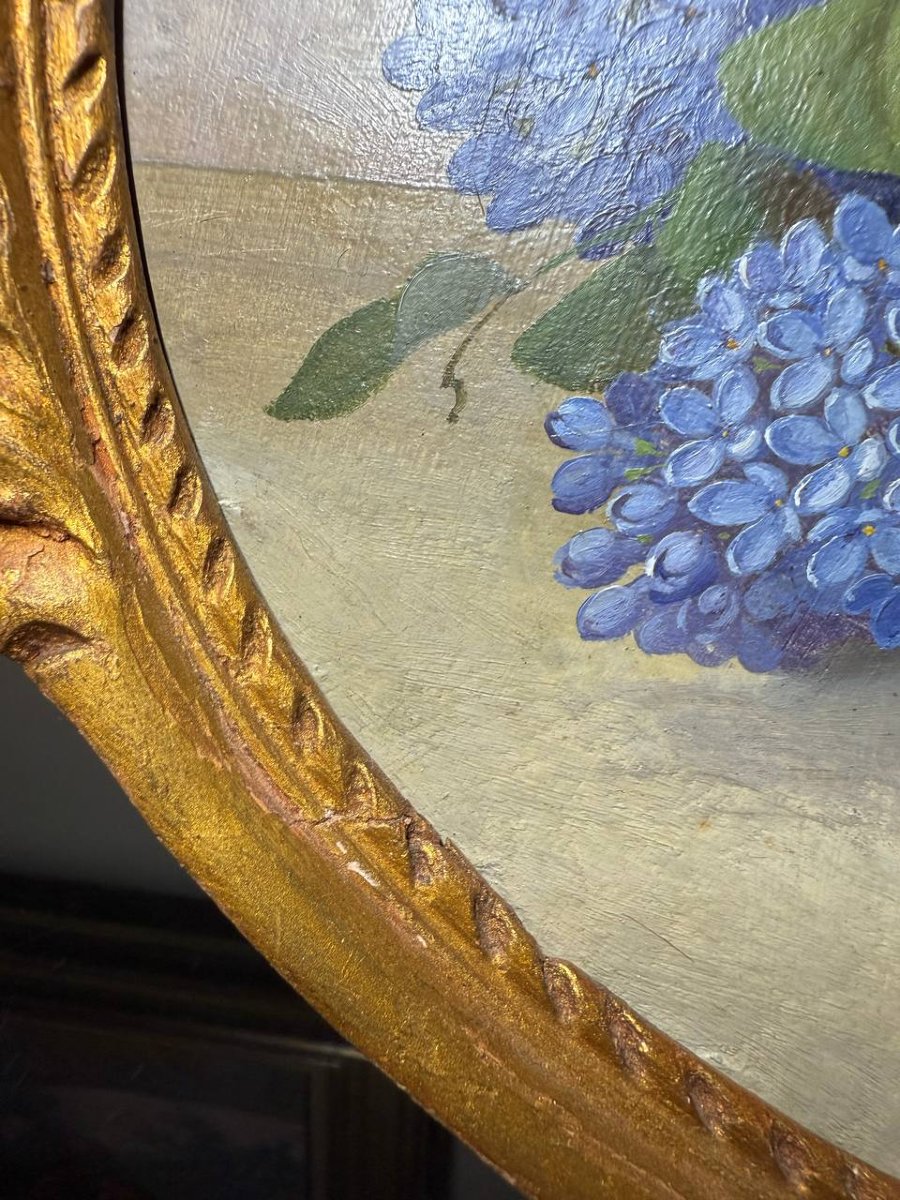 Peinture à huile « Les lilas »-photo-6