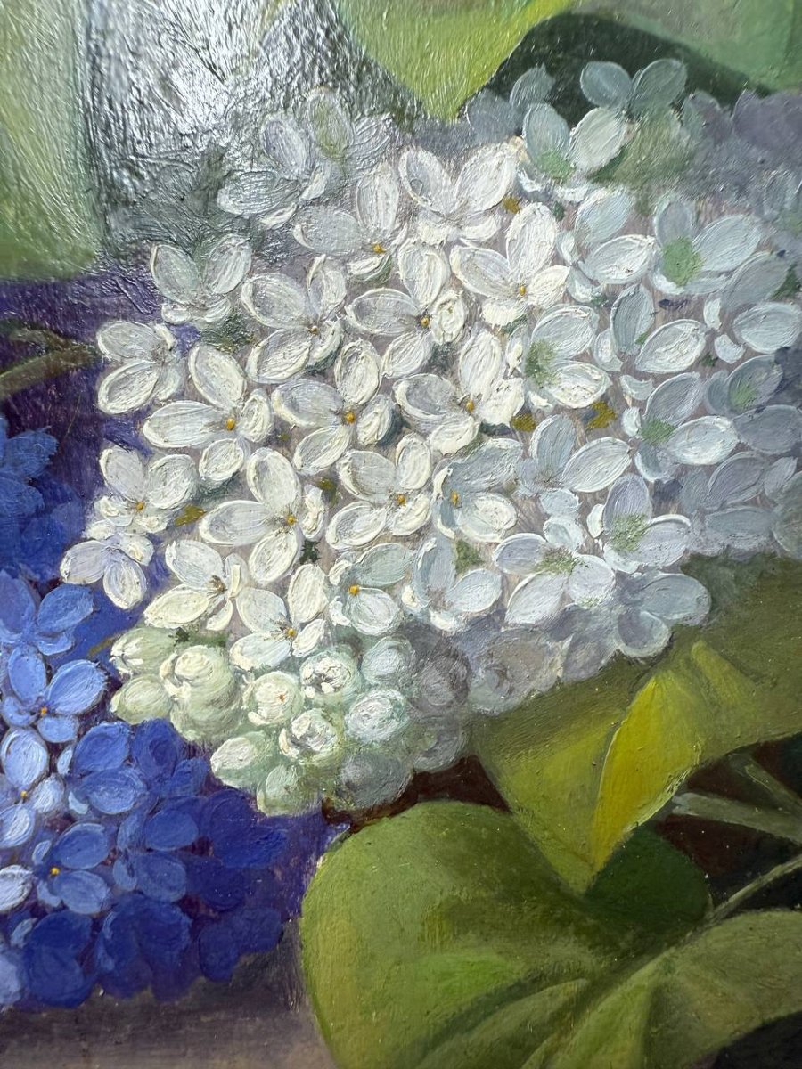 Peinture à huile « Les lilas »-photo-8