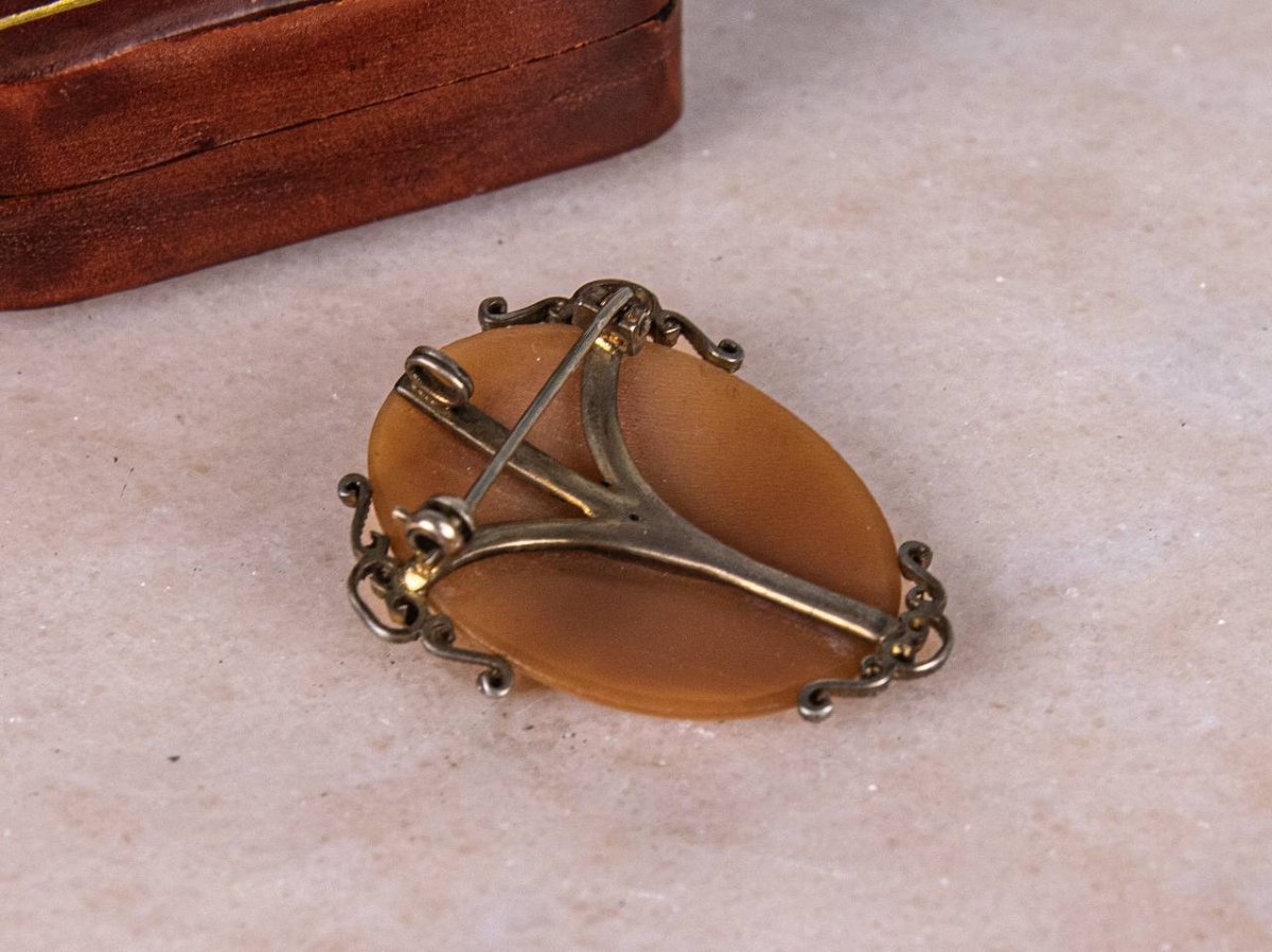 Shell Cameo Brooch/pendant-photo-6