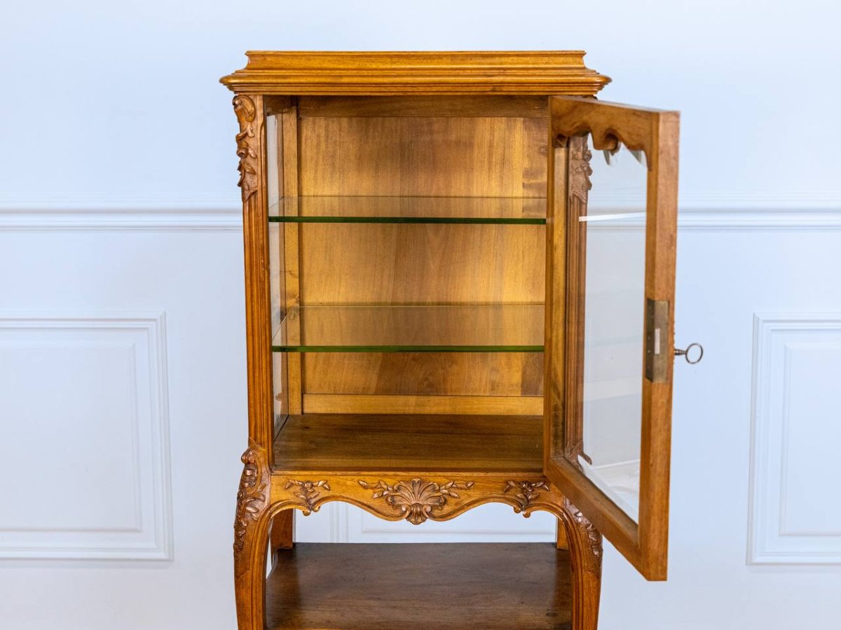 Vitrine en Bois Style Louis XV-photo-2