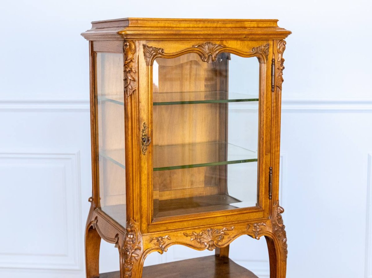 Vitrine en Bois Style Louis XV-photo-1