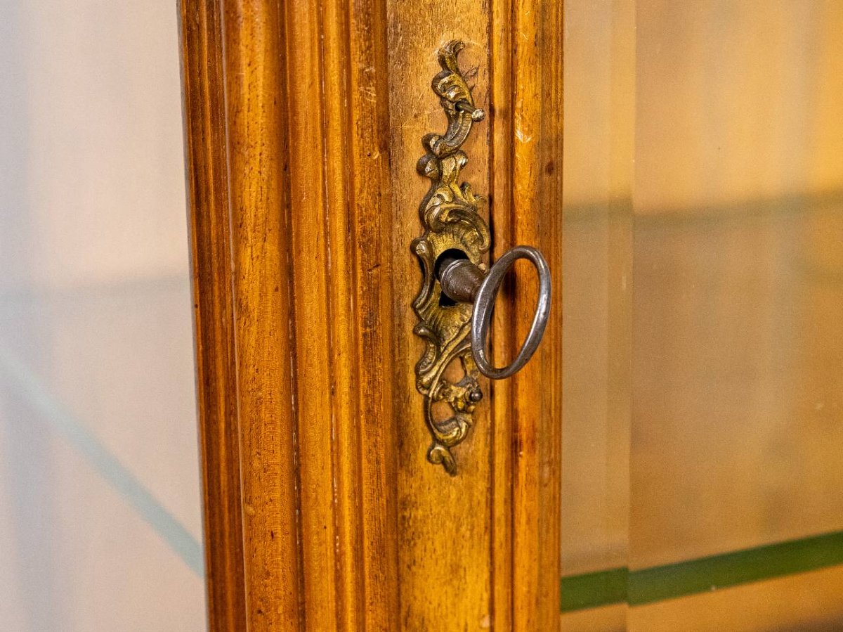 Vitrine en Bois Style Louis XV-photo-2