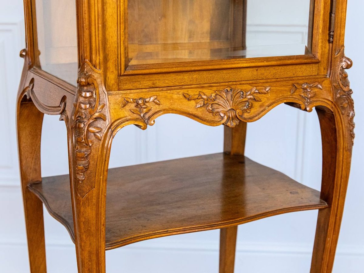 Vitrine en Bois Style Louis XV-photo-4