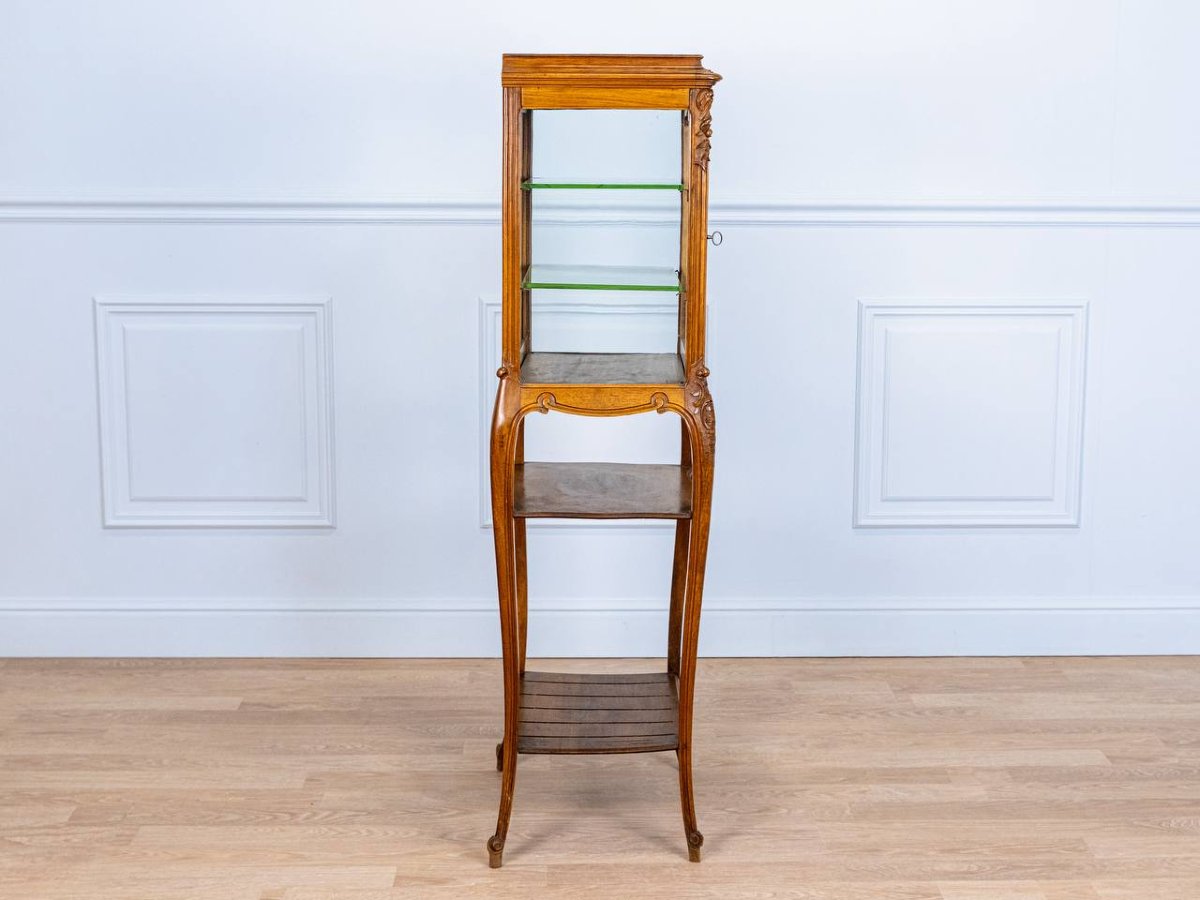 Vitrine en Bois Style Louis XV-photo-5