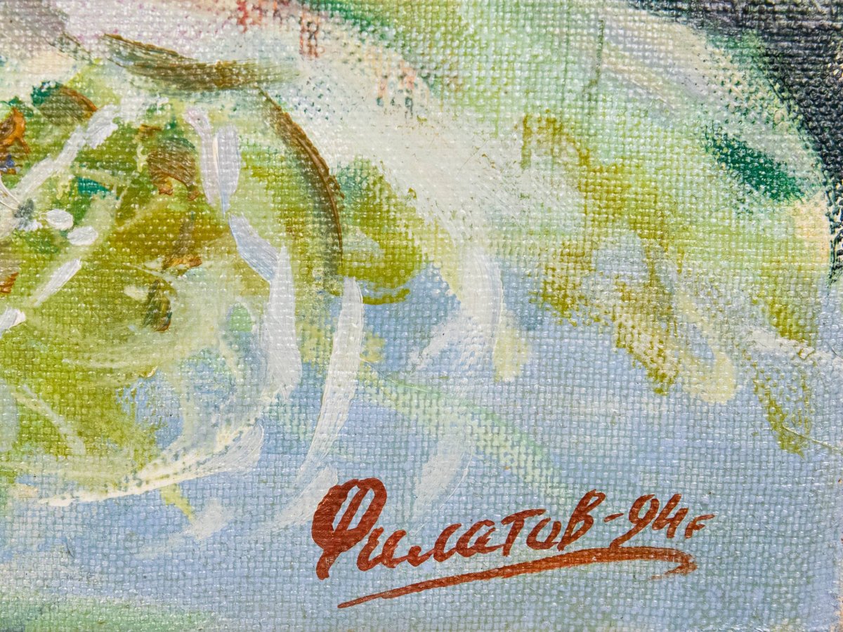 Vladimir Filatov, huile sur toile-photo-3
