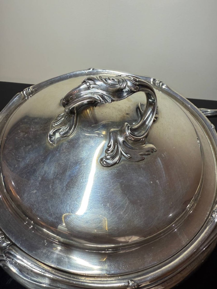 LÉGUMIER EN ARGENT MASSIF, ORFÈVRE Paul Canaux & Cie -photo-4