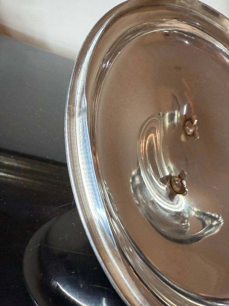 LÉGUMIER EN ARGENT MASSIF, ORFÈVRE Paul Canaux & Cie -photo-4