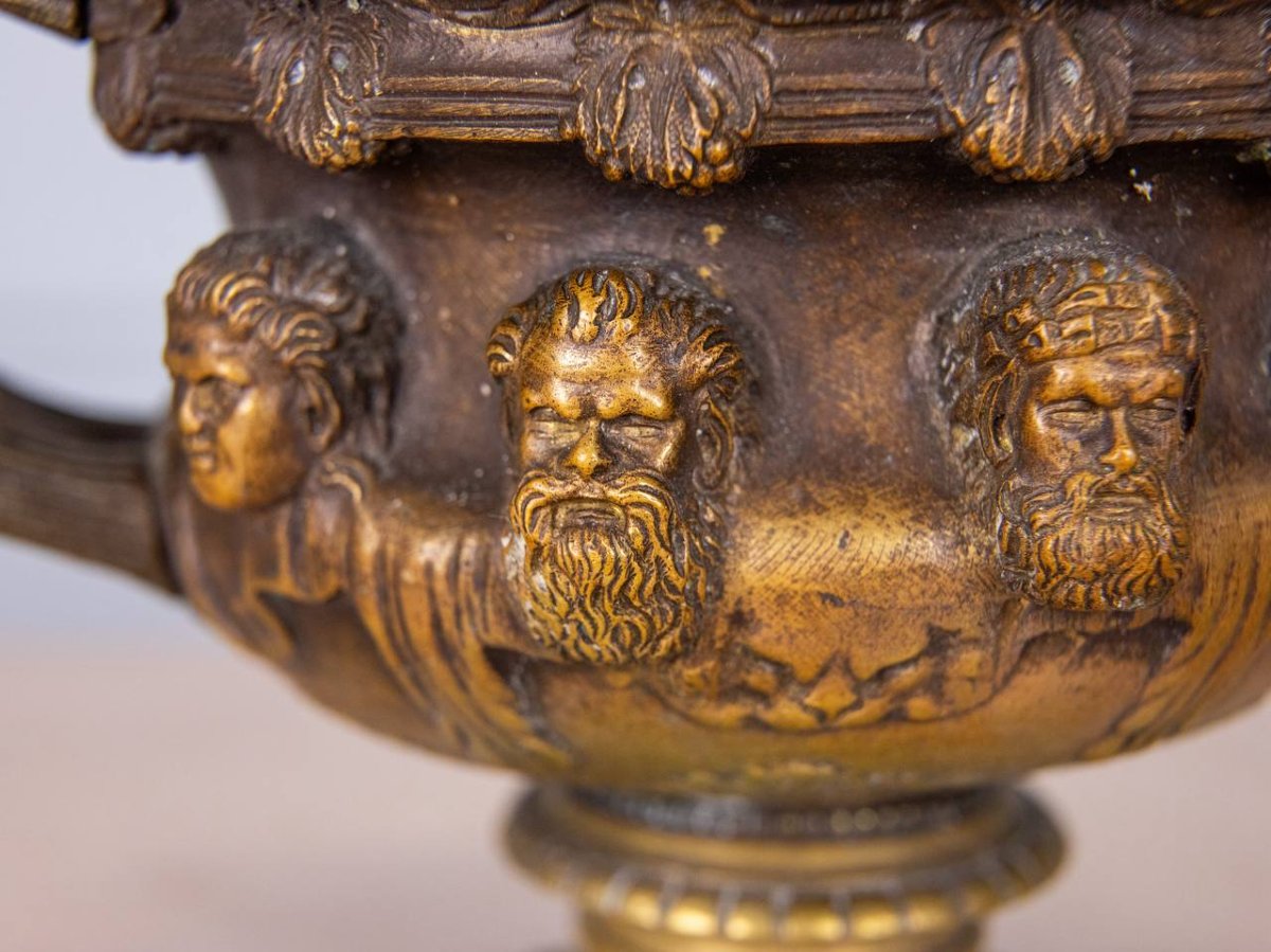 Bronze Cup, Vase By Warwick Susse Frères.-photo-2