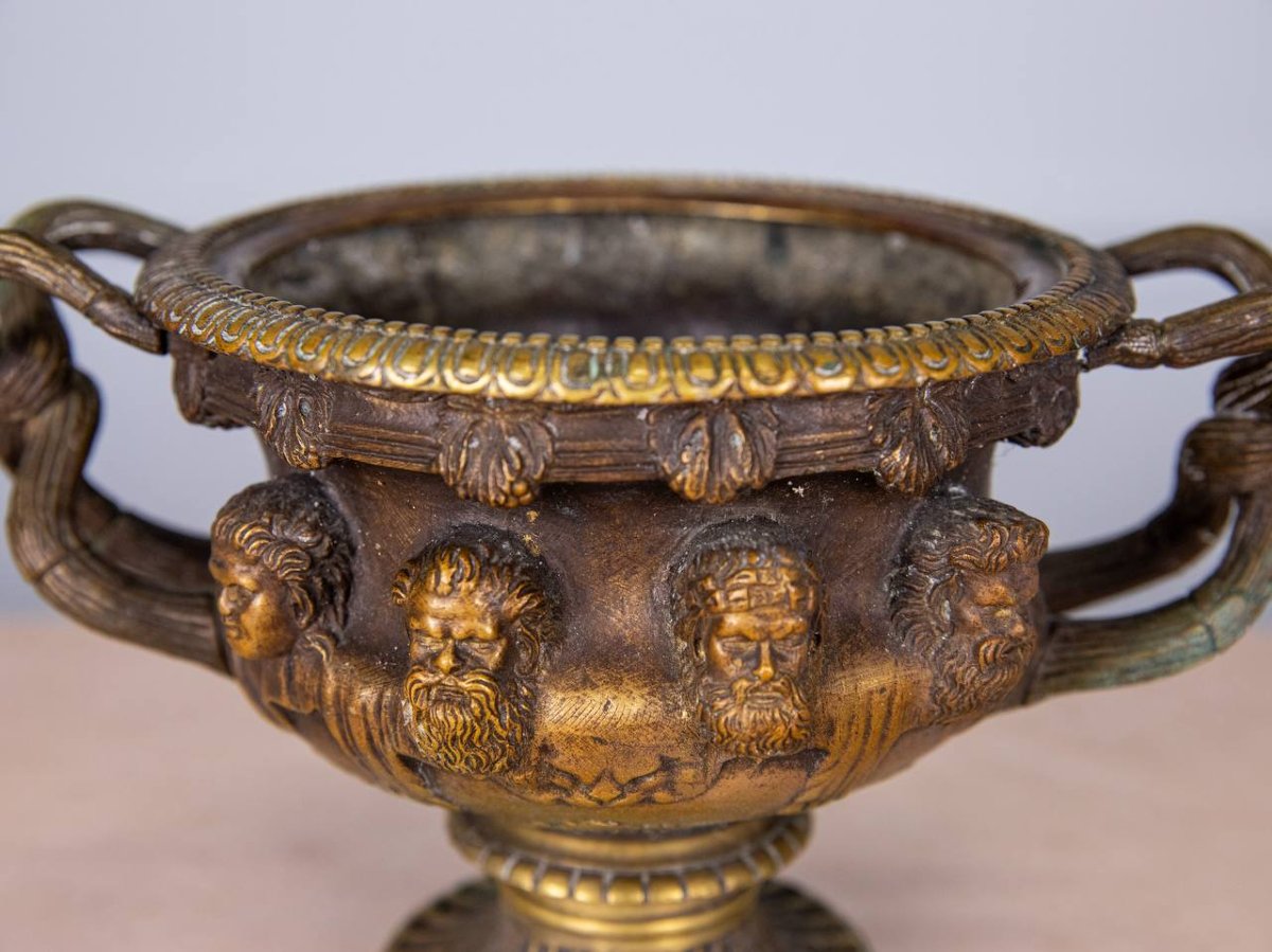 Bronze Cup, Vase By Warwick Susse Frères.-photo-3