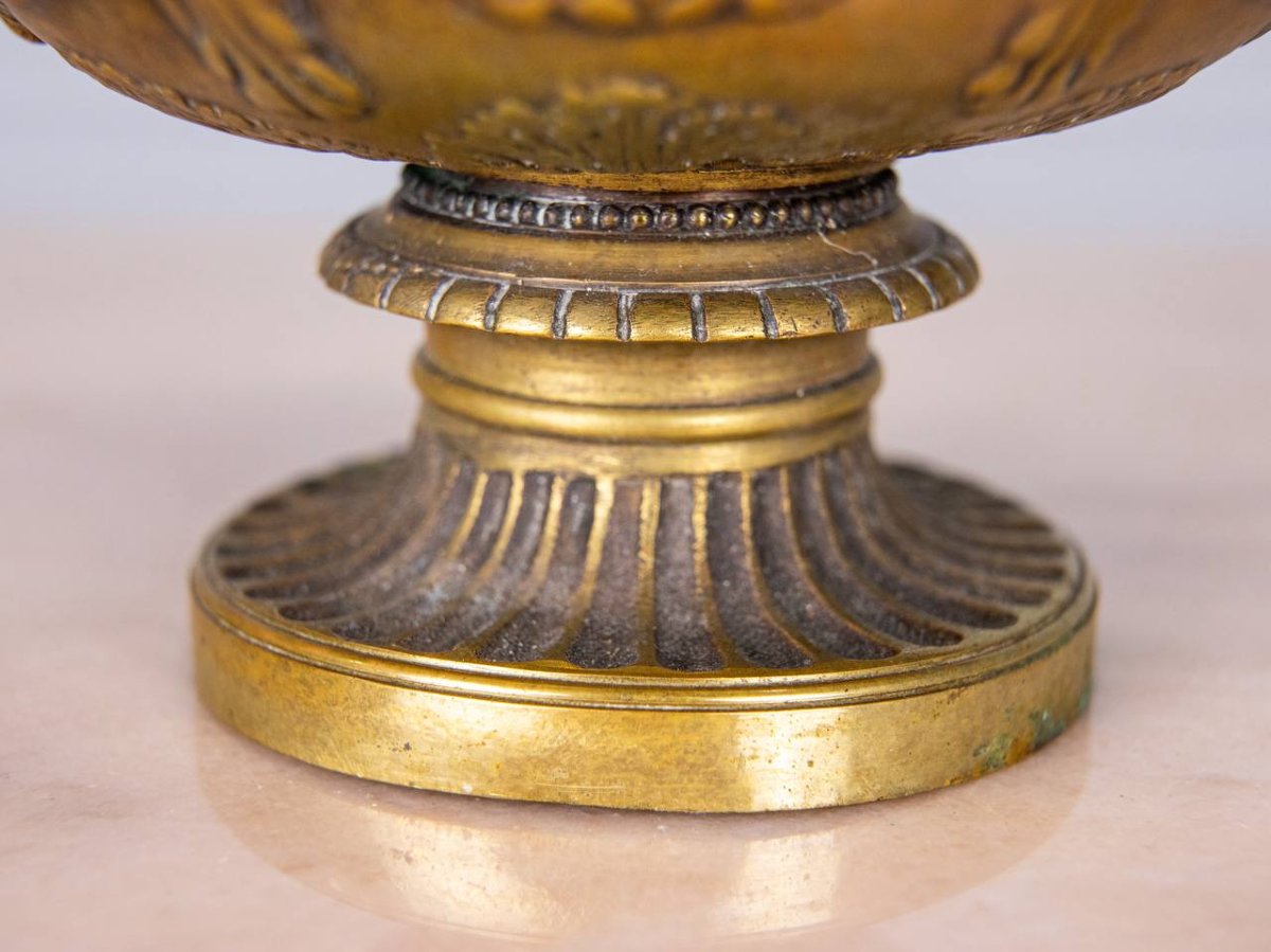 Bronze Cup, Vase By Warwick Susse Frères.-photo-3