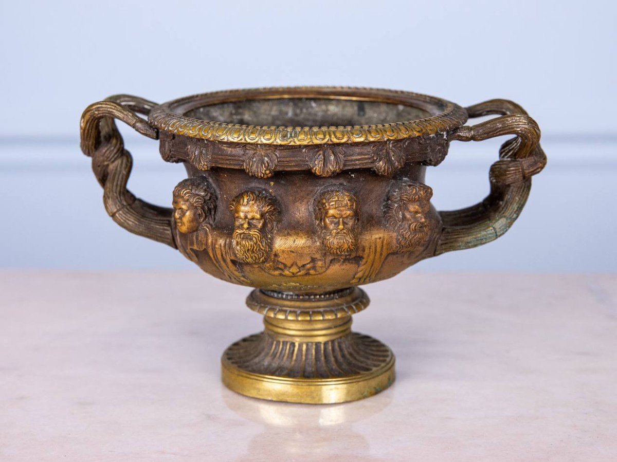 Bronze Cup, Vase By Warwick Susse Frères.