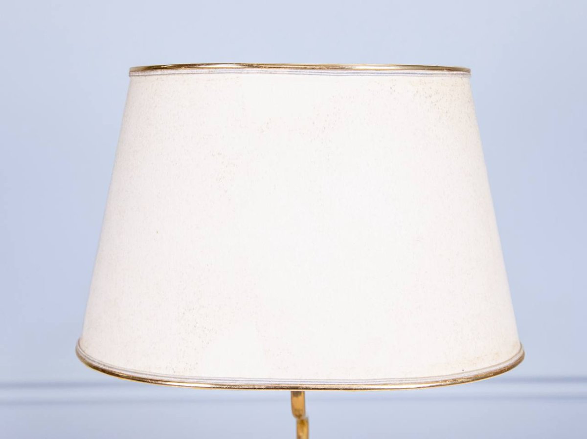 Glass And Brass Lamp From Le Dauphin-photo-4