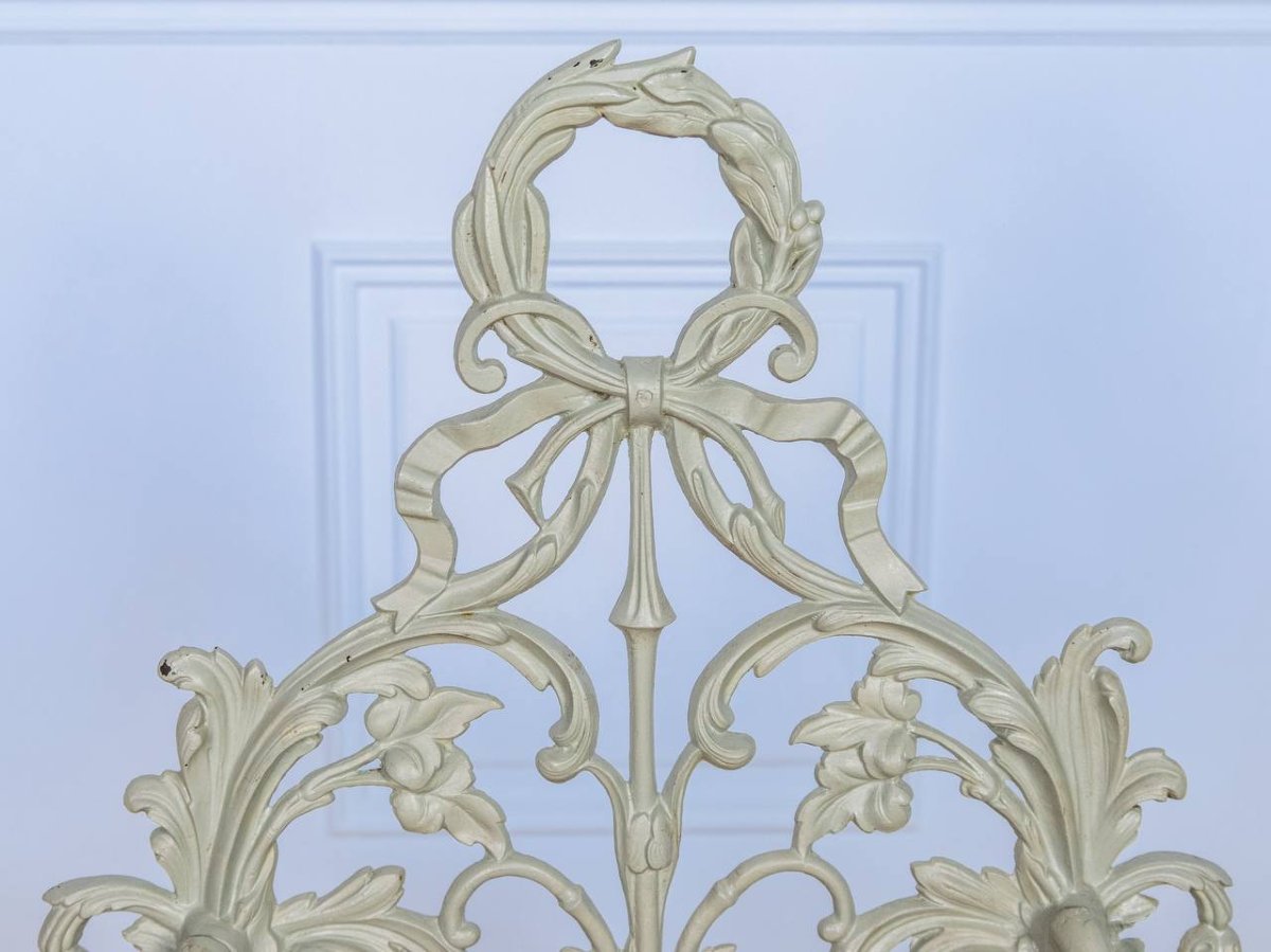 Cast Iron Umbrella Stand Signed "corneau".-photo-4