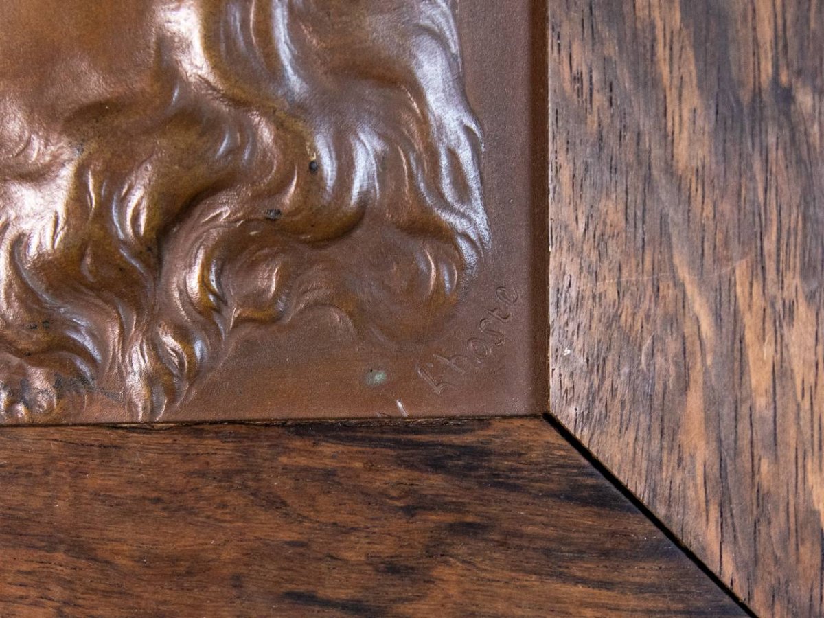 Bronze Bas-relief Of Jesus Christ-photo-1