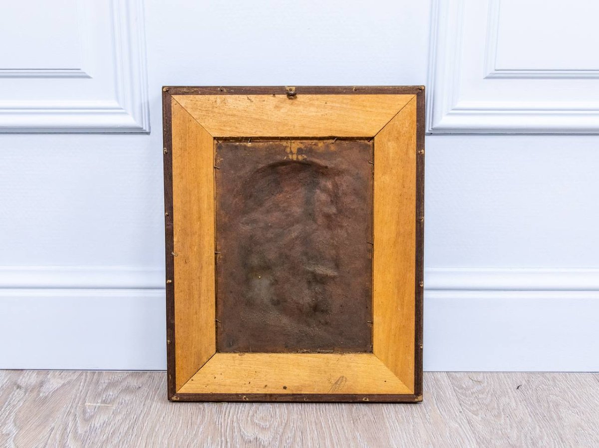 Bronze Bas-relief Of Jesus Christ-photo-4