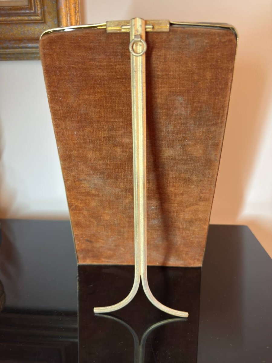 Cadre-photo ART NOUVEAU ,  EN BRONZE modèle « Marguerite », signé-photo-4