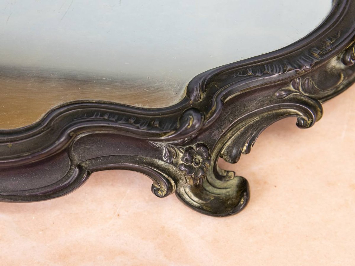 Surtout Or Centre De Table , Louis XV Style Tray.-photo-7