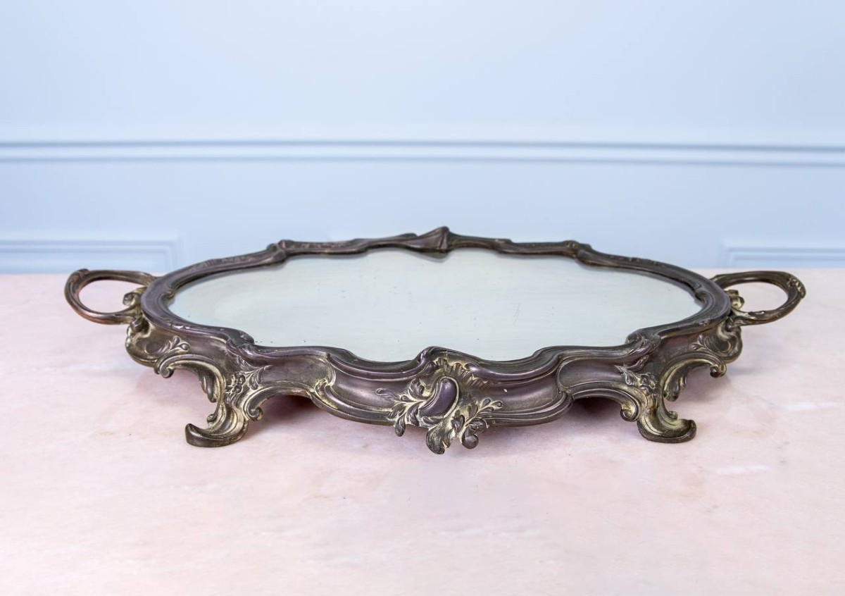 Surtout Or Centre De Table , Louis XV Style Tray.