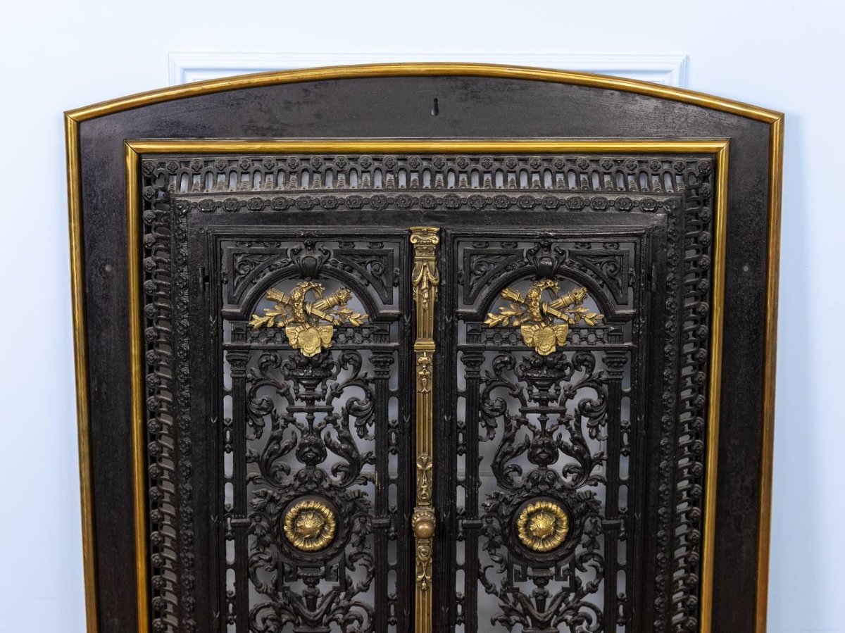 Fireplace Screen, Napoleon III Fireplace Extension-photo-2