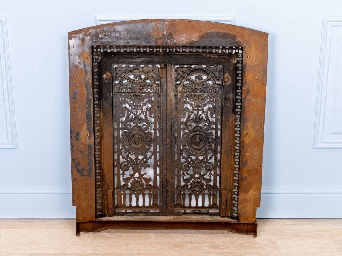 Fireplace Screen, Napoleon III Fireplace Extension-photo-4