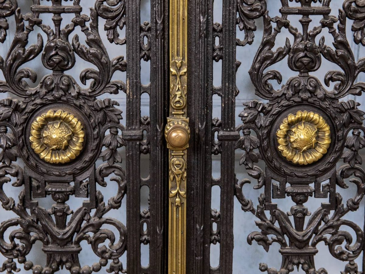 Fireplace Screen, Napoleon III Fireplace Extension-photo-5