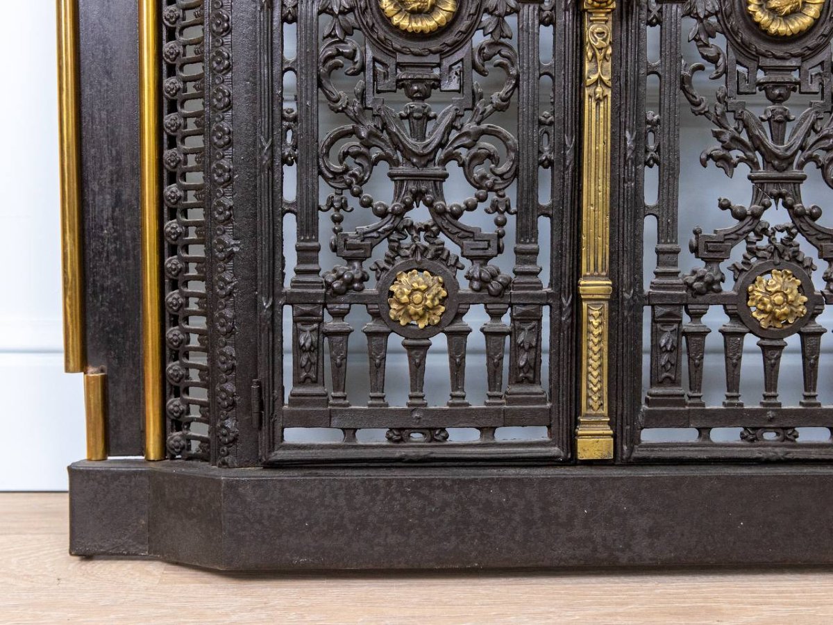 Fireplace Screen, Napoleon III Fireplace Extension-photo-7