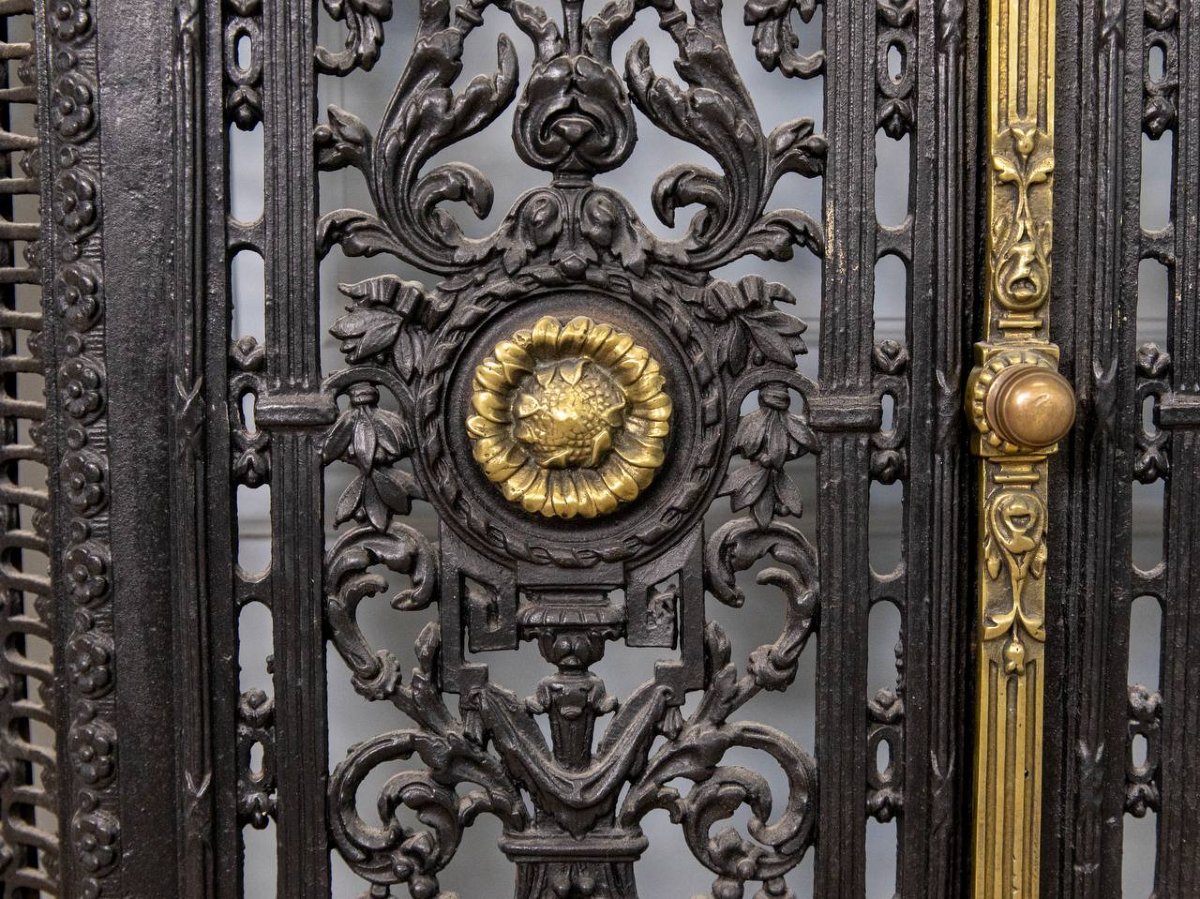 Fireplace Screen, Napoleon III Fireplace Extension-photo-8