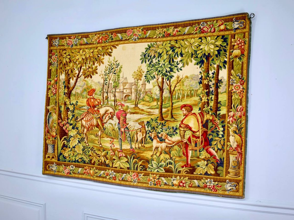 RETOUR DE CHASSE, TAPISSERIE-photo-2