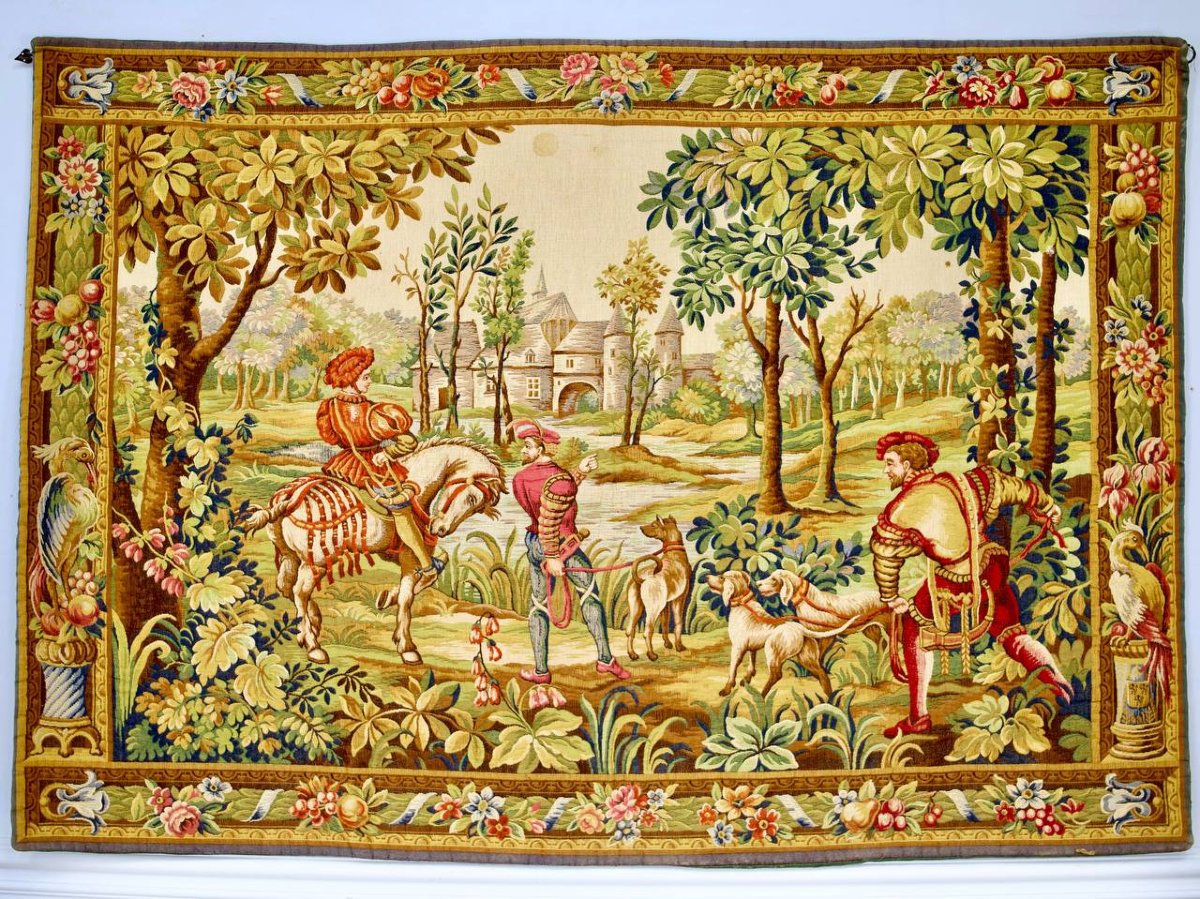 RETOUR DE CHASSE, TAPISSERIE-photo-3