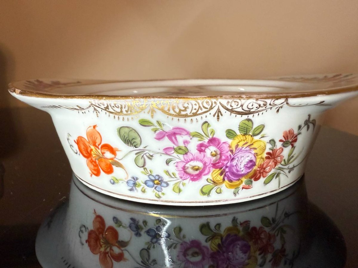 Servant Of Two German Porcelain Egg Cups-photo-4