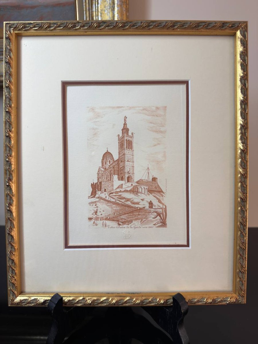 Marseille , Notre dame de la Garde, 1860-photo-3