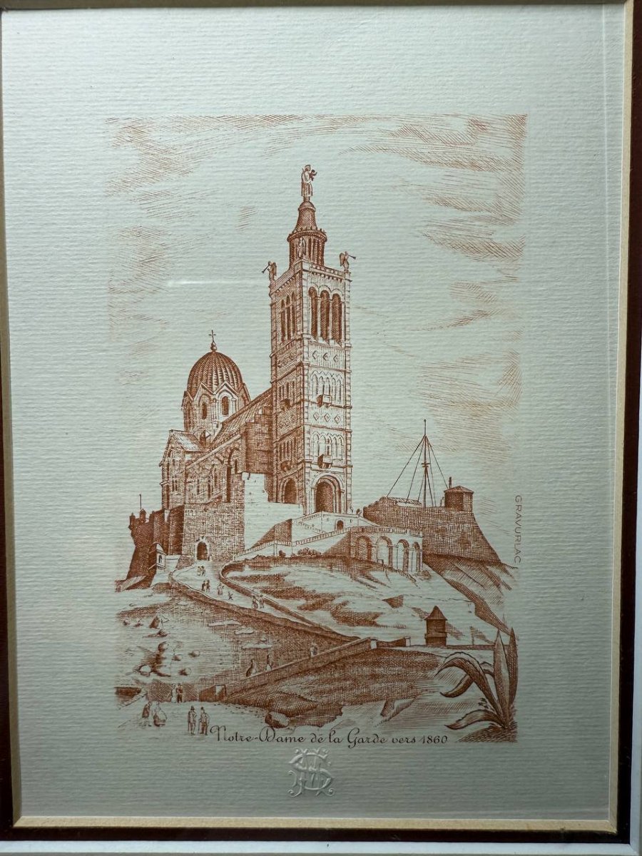 Marseille , Notre dame de la Garde, 1860-photo-2