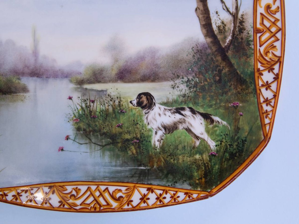Porcelain Of Paris Decorative Wall Plate-photo-4