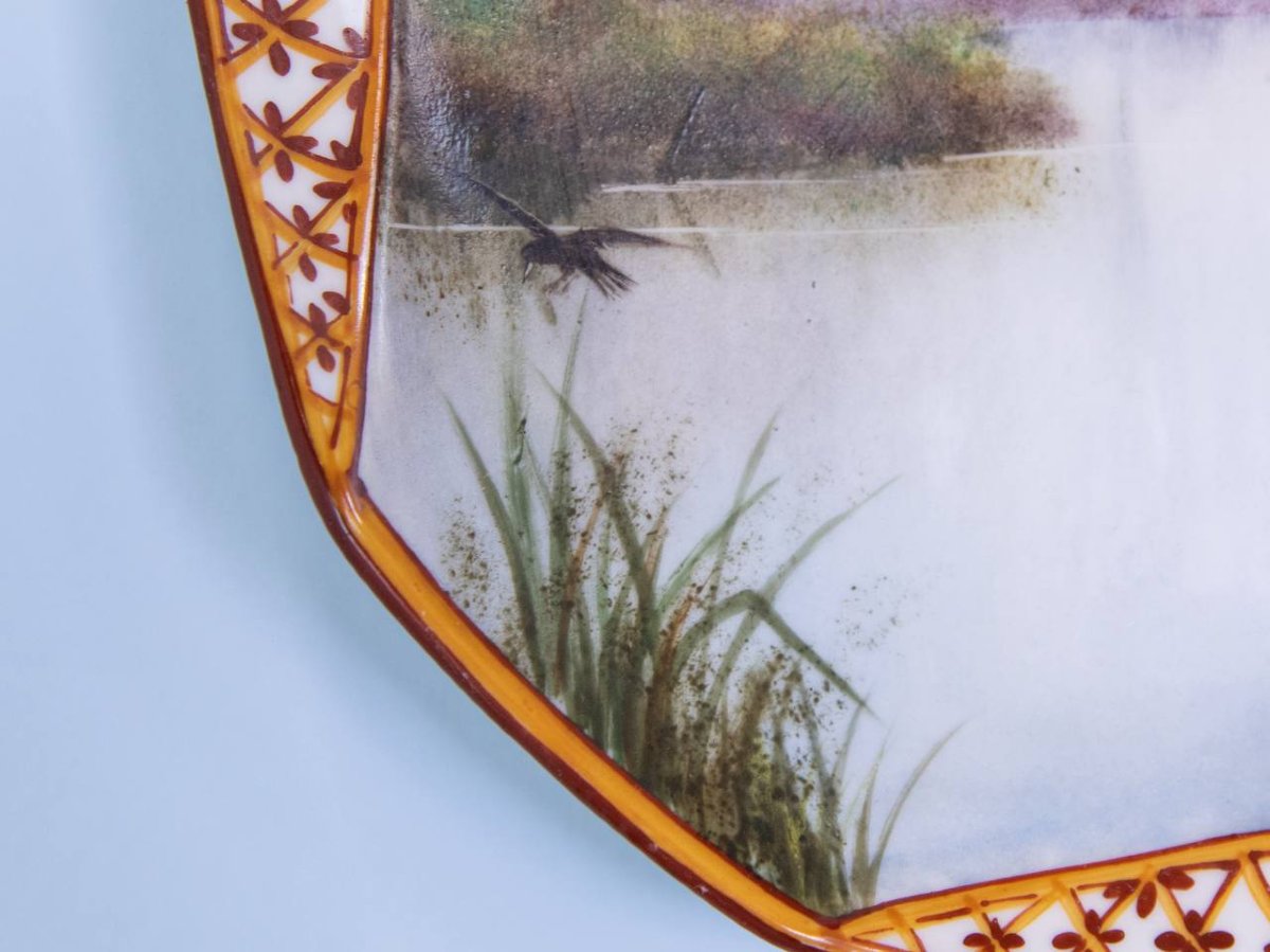 Porcelain Of Paris Decorative Wall Plate-photo-4